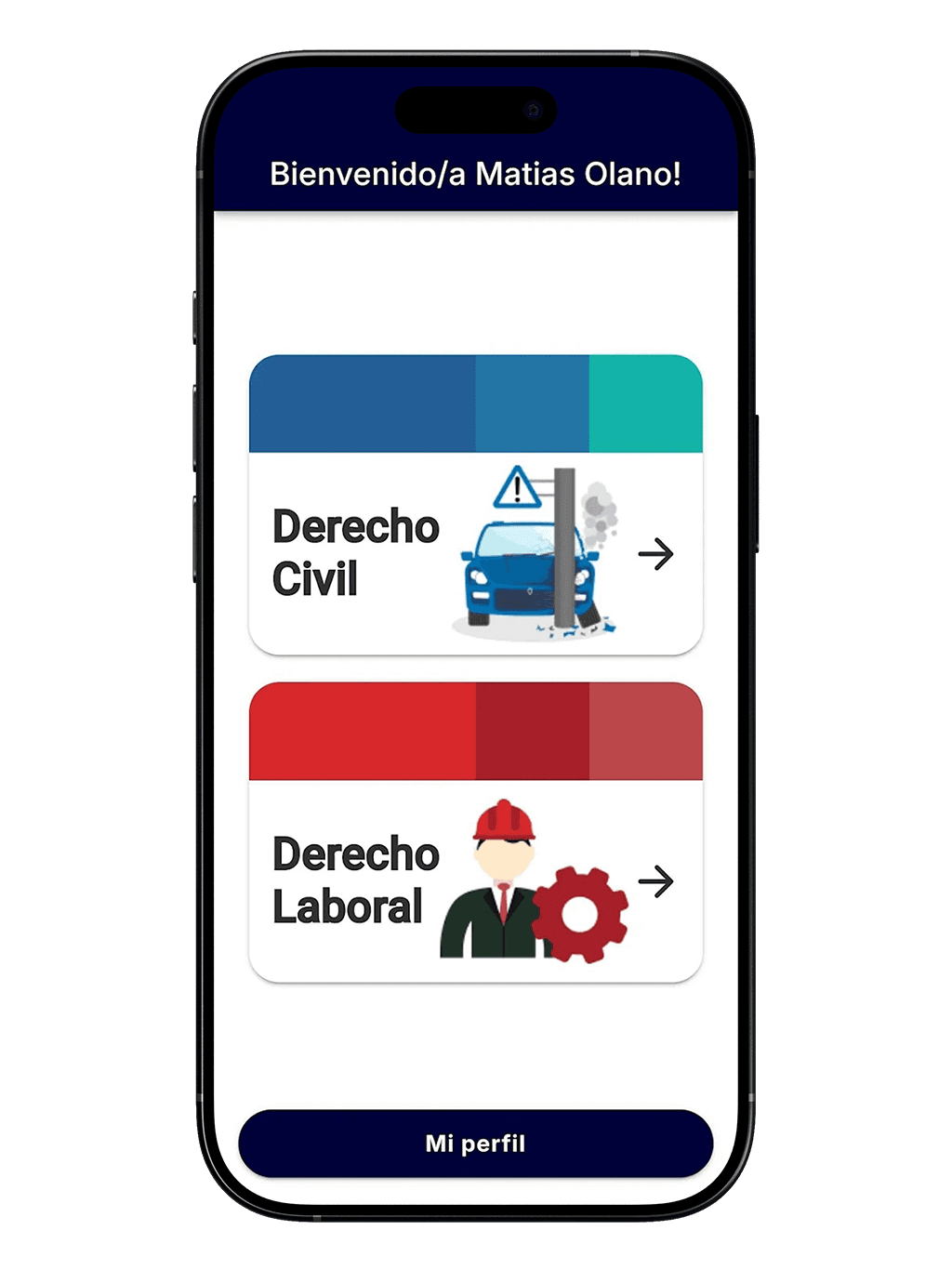 Tu Asistente Legal en el Bolsillo project screenshot