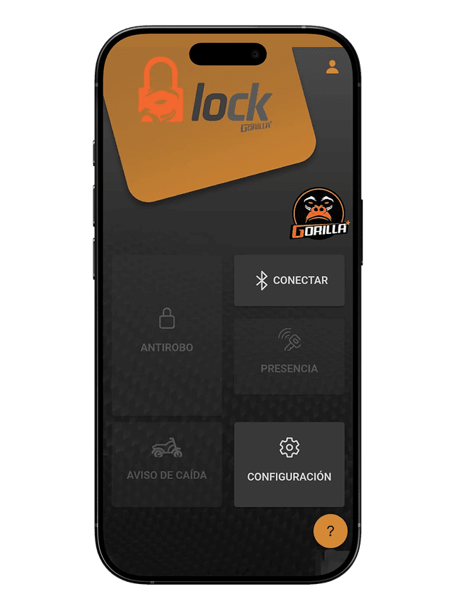 Smart Security App for Motorbikes with Remote Control UI 1