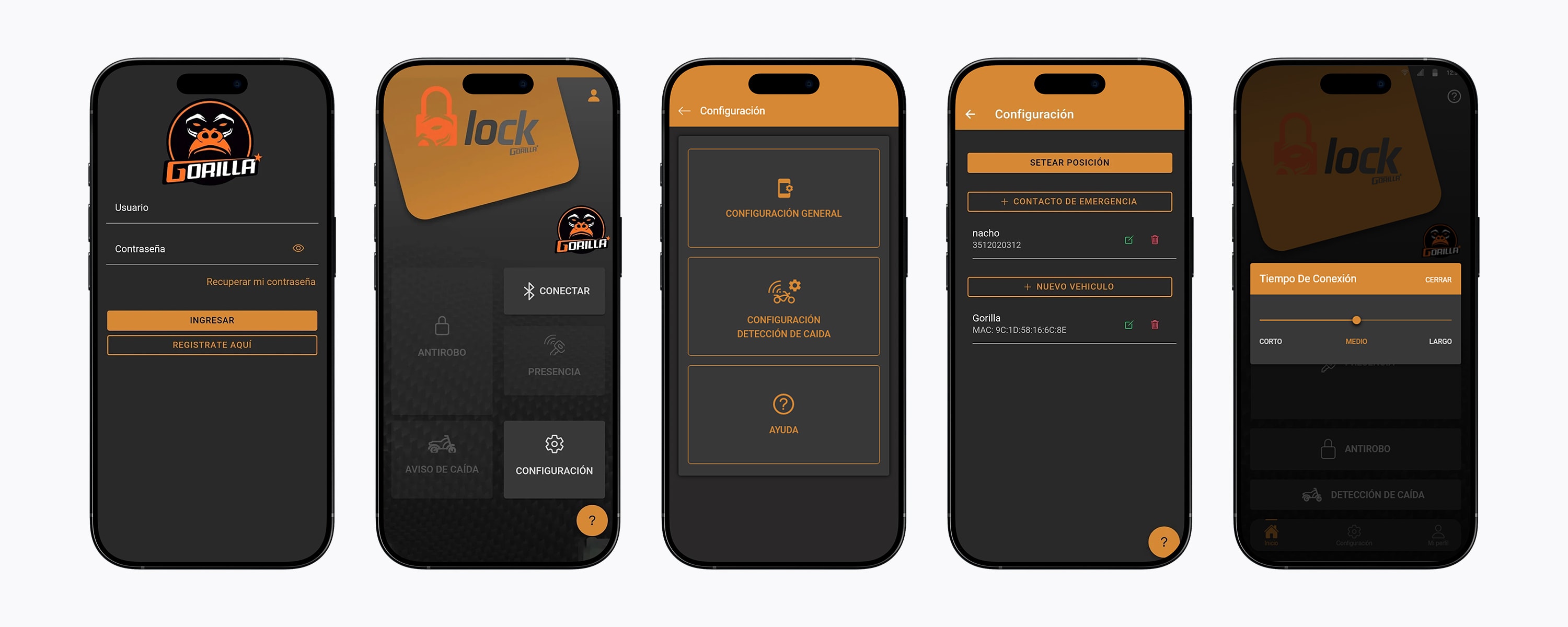 Smart Security App for Motorbikes with Remote Control Screenshot 2