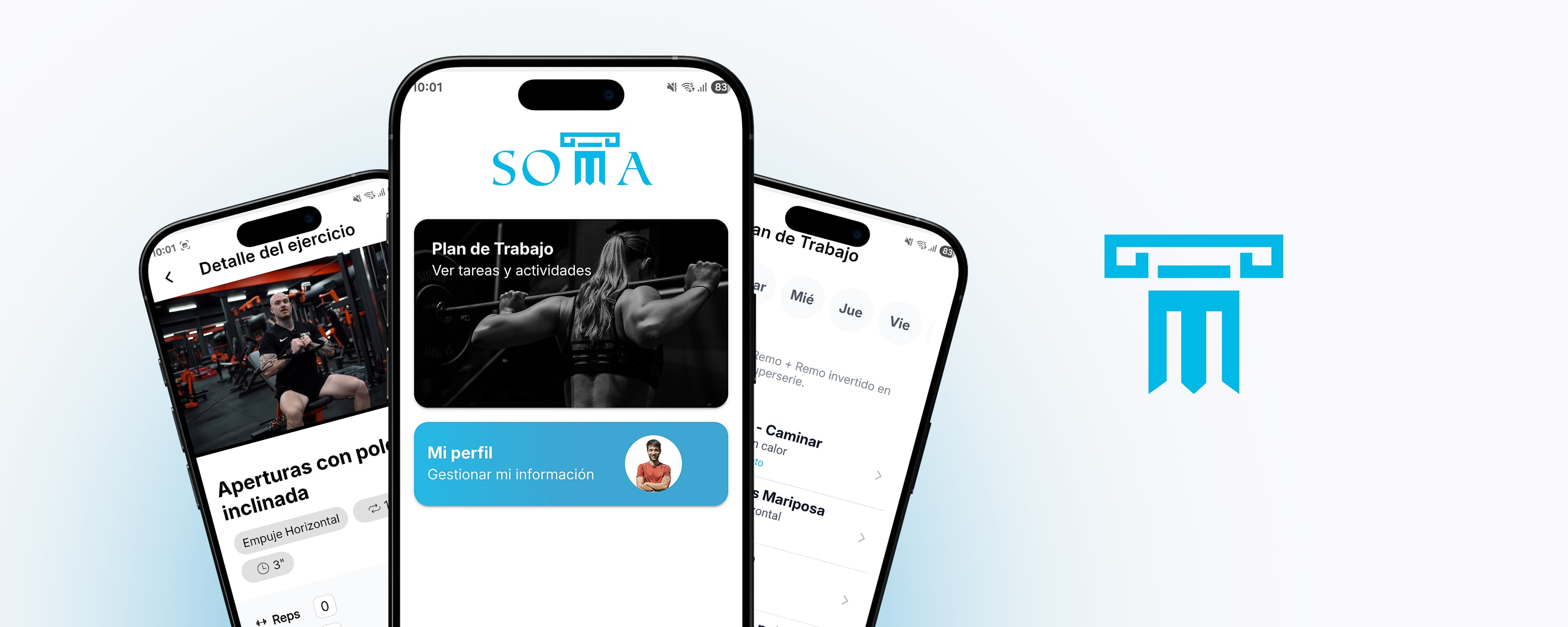 Tu entrenamiento personalizado en una sola app Screenshot 1