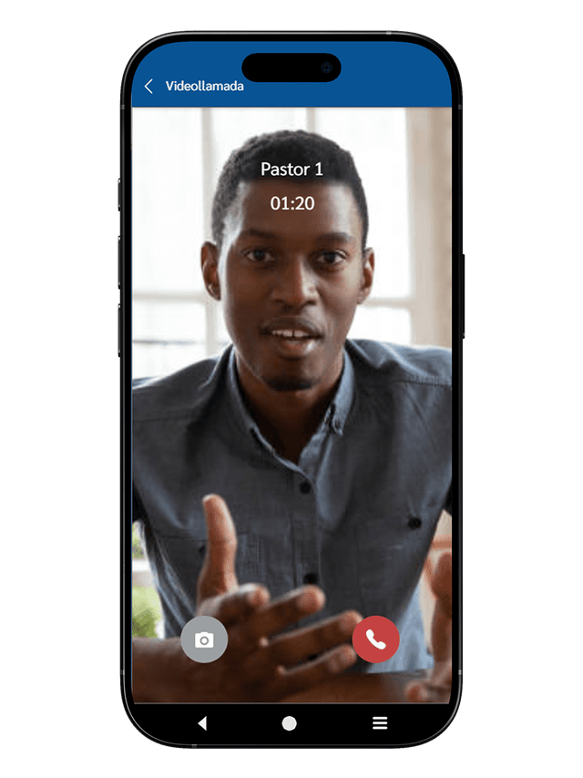 Conectá con tu pastor desde cualquier lugar UI 1