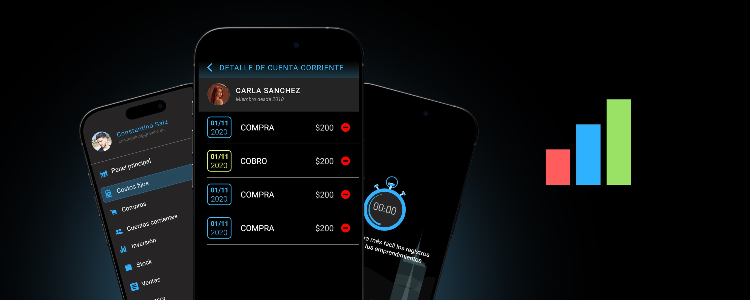 Gestión integral para emprendedores y pequeños negocios Screenshot 1