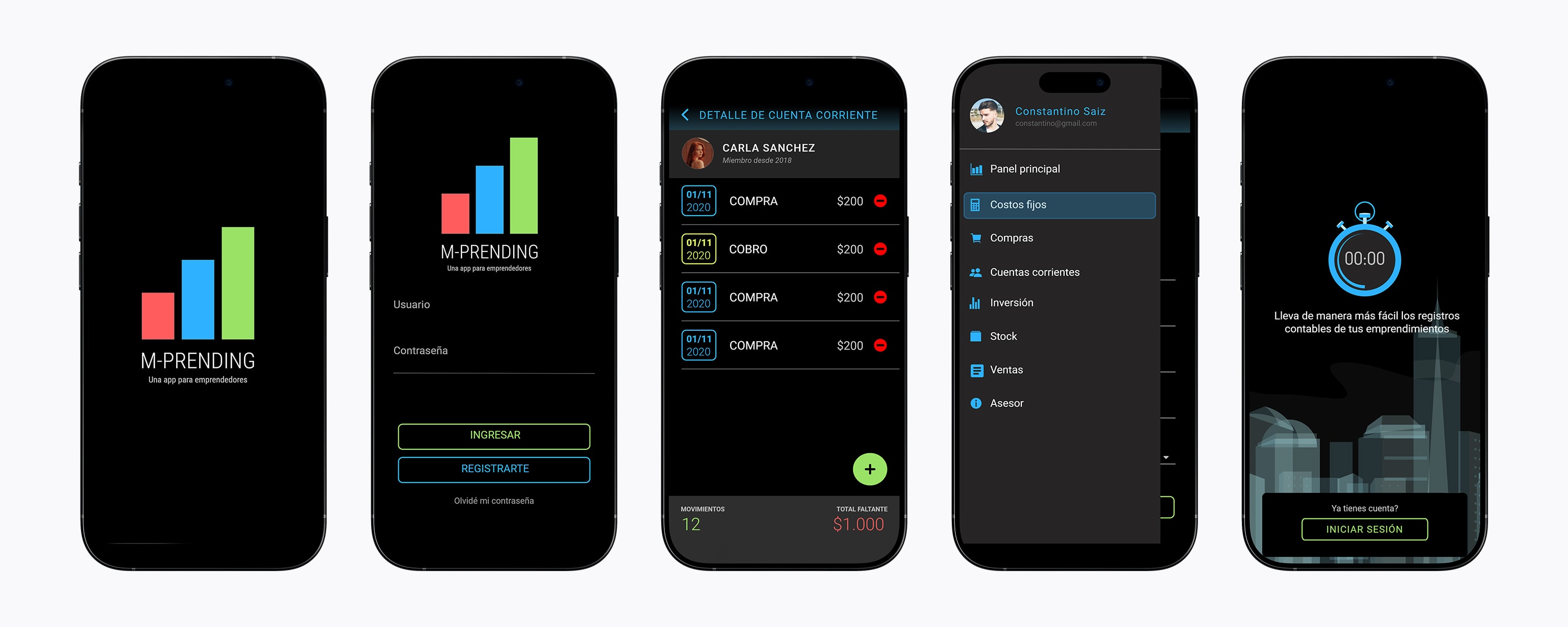 Gestión integral para emprendedores y pequeños negocios Screenshot 2