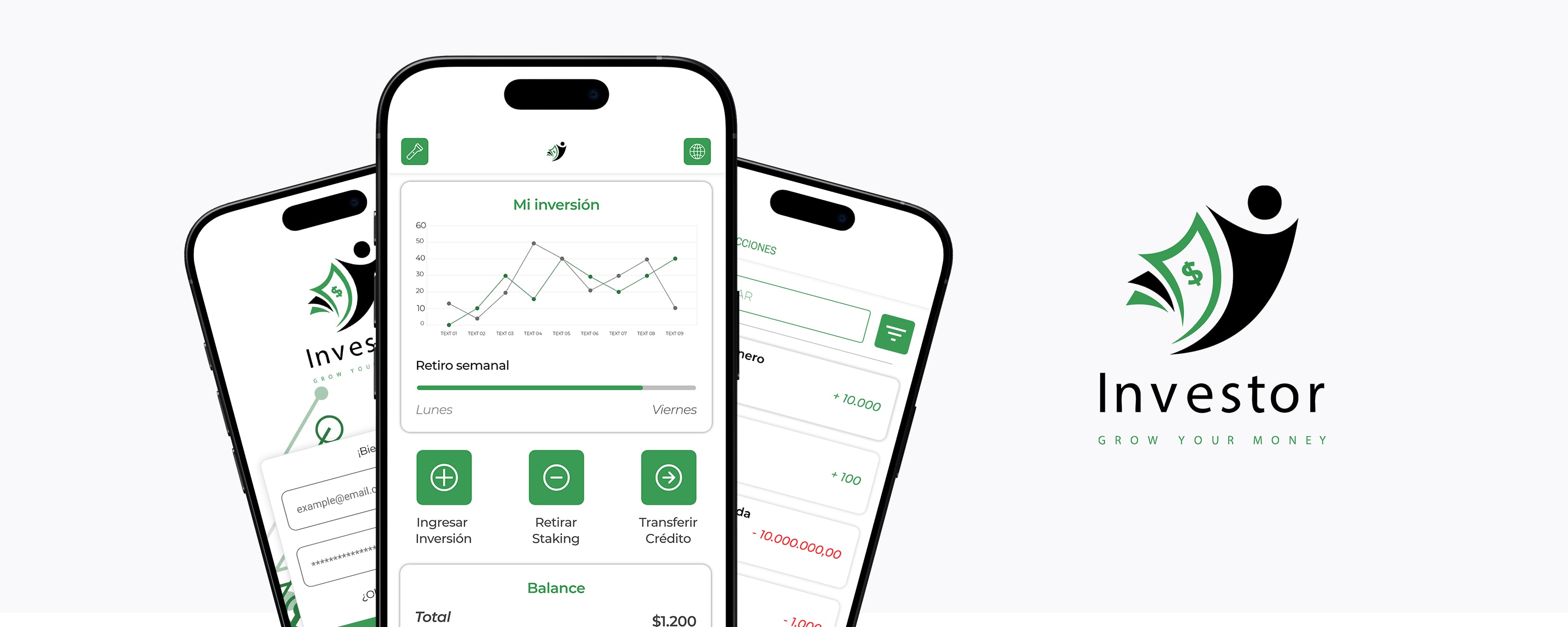 Gestioná tus inversiones y ganancias desde una sola app Screenshot 1